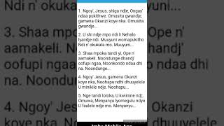 Ngoye Jesus shigandje [upl. by Tedmund]