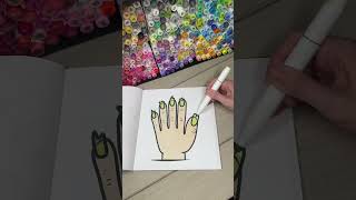 Subscribe for daily coloring videos ❤️☝🏼 coloring ohuhumarkers coloringbook [upl. by Saideman]