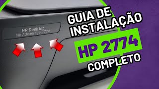 Como instalar impressora HP 2774 no WiFi  Guia Completo  2024 [upl. by Elbys]