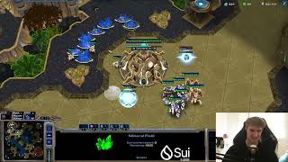 8724 StarCraft 2 1v1 FPVOD Elazer P vs P 【Map Goldenaura】 [upl. by Esylla]