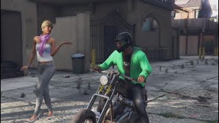 GTA5 Joining The Vespucci Canals Race With The Lcc Hexer Motorcycle On PS5 [upl. by Stambaugh]