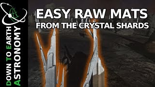 Fastest Raw Materials from the Crystal Shards  Elite Dangerous [upl. by Heddi]