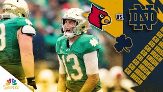 Notre Dame vs Louisville  CFB HIGHLIGHTS  9282024  Notre Dame on NBC Sports [upl. by Ximena965]