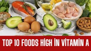 Top 10 Foods High in Vitamin A for Better Vision and Health [upl. by Petrie]