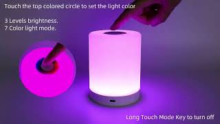 Color Changing Night Light for Nursery  Soothe Your Baby to Sleep [upl. by Alaet]