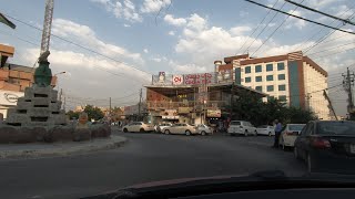 Driving in Ankawa  Erbil 4K video Gopro amazing Evening 2021 Dashboard cam جولة من داخل عنكاوة [upl. by Aneret527]