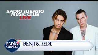 Benji amp Fede Radio Subasio Music club intervista [upl. by Ahsai]