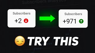 If Youre a SMALL YouTube Channel DO THIS NOW Get YouTube Subscribers FASTER [upl. by Neerahs578]