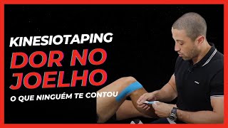 ESTABILIDADE DE JOELHO BANDAGEM FUNCIONAL KINESIOTAPING [upl. by Yardley]