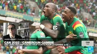 CAN2022  Le Cameroun de TokoEkambi trop fort pour la Gambie 20 • FRANCE 24 [upl. by Fowkes]