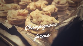 Champignons farcis [upl. by Ahsonek]