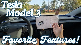 Top Features I Love About the Tesla Model 3 [upl. by Rimat]