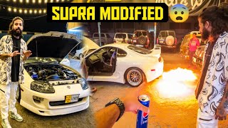 Socha Nahi Tha Apni Supercar Supra MK4 Aisi Modify Hogai Dubai Mai 😱 Loud Exhaust [upl. by Hasseman]