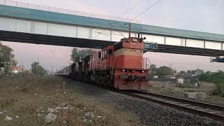 The Great Alco Sound🔥Smoking MLY Twains WDM3A 17020 Hyderabad Hisar Express Nagda Jn Dipatur Train [upl. by Aneetsirhc]