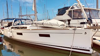 2018 Beneteau Oceanis 381  Sailboat Walkthrough amp Sailing Demo [upl. by Ignacia]