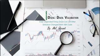 Dependent Drop Down List Cell After Selection Changed With VBA Code [upl. by Nairda]