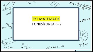 TYT  MATEMATİK  Fonksiyonlar2 tyt matematik yks [upl. by Previdi]