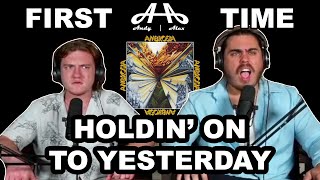 Holdin Onto Yesterday  Ambrosia  Andy amp Alex FIRST TIME REACTION [upl. by Ainaj]