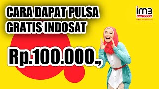 Cara mendapatkan pulsa gratis indosat 2021 [upl. by Nevil]