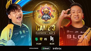 MPL PH S13  PLAYOFFS DAY 2  FCAP vs BLCK  GAME 3 [upl. by Anipsed]