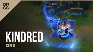 DRX Kindred – OPGG Skin Review – League of Legends [upl. by Ybocaj]