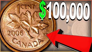 10 SUPER RARE CANADIAN PENNIES WORTH MONEY  CANADIAN ONE CENT COINS TO LOOK FOR [upl. by Bihas829]