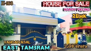 H168 house for sale in east Tambaramvangaivazhal Resale2bhkNorth facingindependent [upl. by Nwahsyar]