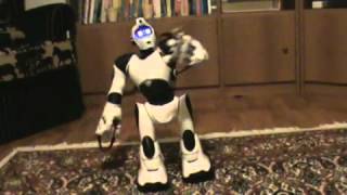 Robosapien V2 White UK Version DANCE DEMO [upl. by Yvehc]