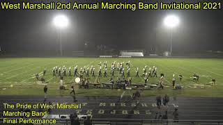 West Marshall Marching Band Invitational Oct 2nd 2021 [upl. by O'Hara]