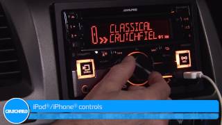 Alpine CDEW265BT Display and Controls Demo  Crutchfield Video [upl. by Anoved]