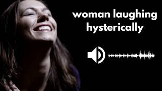 Woman laughing hysterically [upl. by Aicemaj]