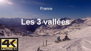 France  Les trois vallées  Drone 4K  2021 [upl. by Odranreb]