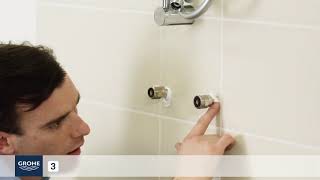 Learn how to install GROHE Thermostatic Shower Mixers [upl. by Regnig]