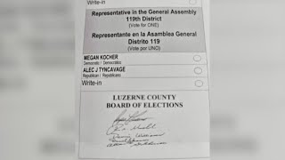 Mailin ballots with misspelling being reissued in Luzerne County [upl. by February]