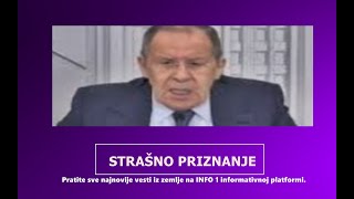 STRAŠNO PRIZNANJE SE ŠIRI LOŠE VESTI  INFO 1 [upl. by Elleved]