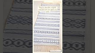 durries rugs handloomrugs indianrugs bestrugs bestcarpets livingroomdecor boho homedecor [upl. by Eelarat800]