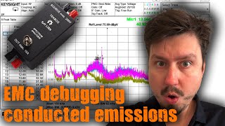 Debugging EMC Conducted Emissions with a Spectrum Analyser LISN setup for AC and DCpowered PCBs [upl. by Caiaphas]