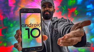 ✹VERSÃO NOVA do ANDROID 10 p GALAXY J5 2015  BLISS ROM 1210 [upl. by Aleuqahs]