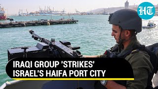 LongRange Missile Attack On Israels Haifa Islamic Resistance Of Iraq Releases Video  Watch [upl. by Remsen]