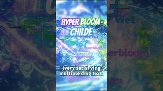 Hyperbloom Childe is INSANELY Satisfying 🌊⚡💥  Genshin Impact shorts [upl. by Erdnaed]