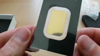 Argor Heraeus Gold Bar 10g  Unboxing [upl. by Nemaj]