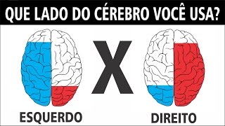 QUE LADO DO CÃ‰REBRO VOCÃŠ USA MAIS TESTE PSICOLÃ“GICO E PERSONALIDADE [upl. by Romilda]