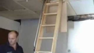 Timber 2 Section Loft Ladder [upl. by Tana134]