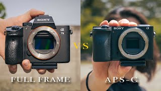 Full Frame or APSC Which Is For You  Sony A7III vs A6600 [upl. by Dez972]