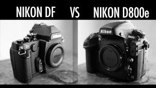 Nikon D800e vs Nikon Df [upl. by Ihn]