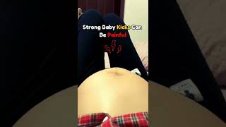 Strong Fetal Movements Can be Painful 😍💯 pregnancy fetalmovement whatsappstatus [upl. by Linetta]