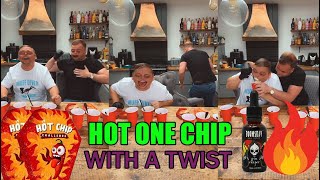 Hot one chip challenge with a twist [upl. by Yrrat]