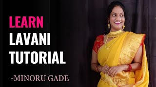 Learn Lavani Tutorial  15  Minoru Gade  withme [upl. by Normie]