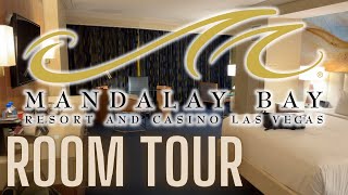 Executive King Suite  Mandalay Bay  Las Vegas  Room Tour  Tim and Matt [upl. by Neibart771]