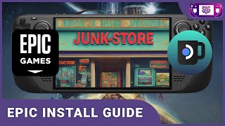 Steam Deck Epic Games in Game Mode  Junk Store Decky Loader Plugin [upl. by Campball]